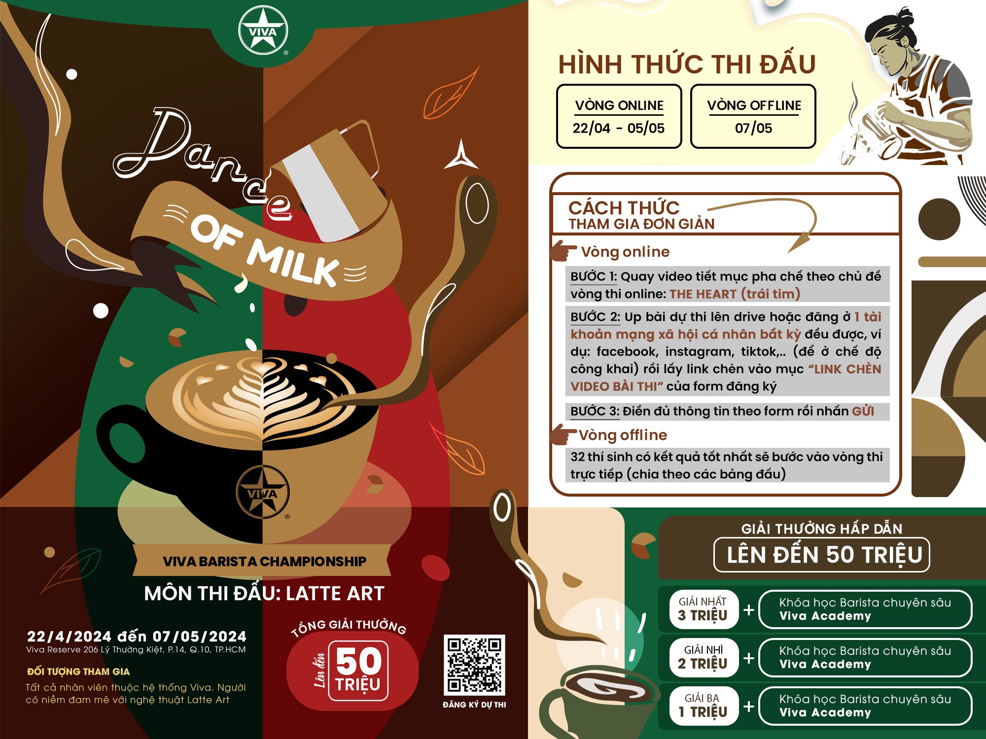 Read more about the article HƯỚNG DẪN CÁCH THỨC THAM GIA CUỘC THI ONLINE CỦA GIẢI ĐẤU VIVA BARISTA CHAMPIONSHIP 2024