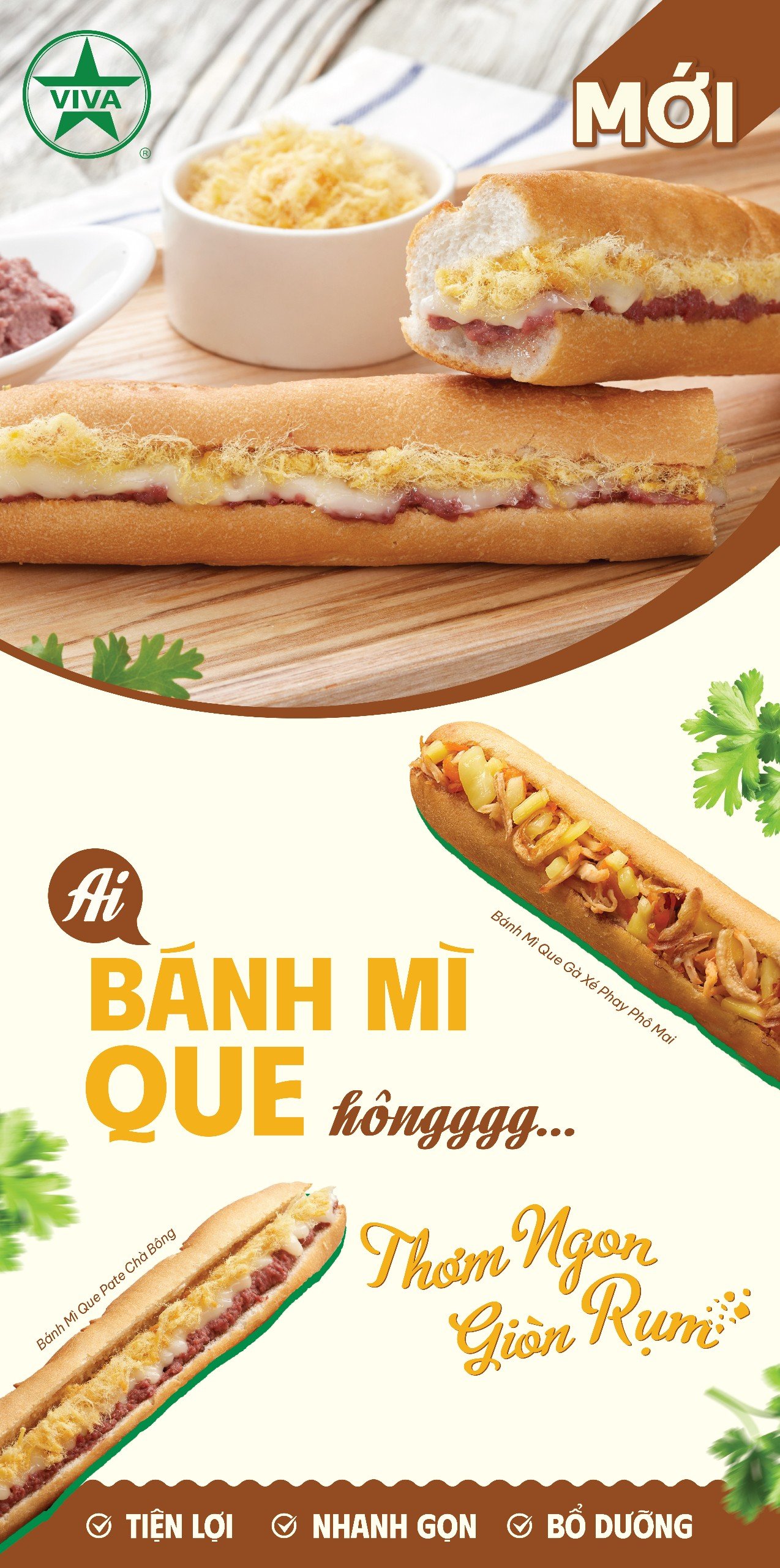 Read more about the article VIVA SẮP MỞ BÁN MÓN MỚI – BÁNH MỲ QUE