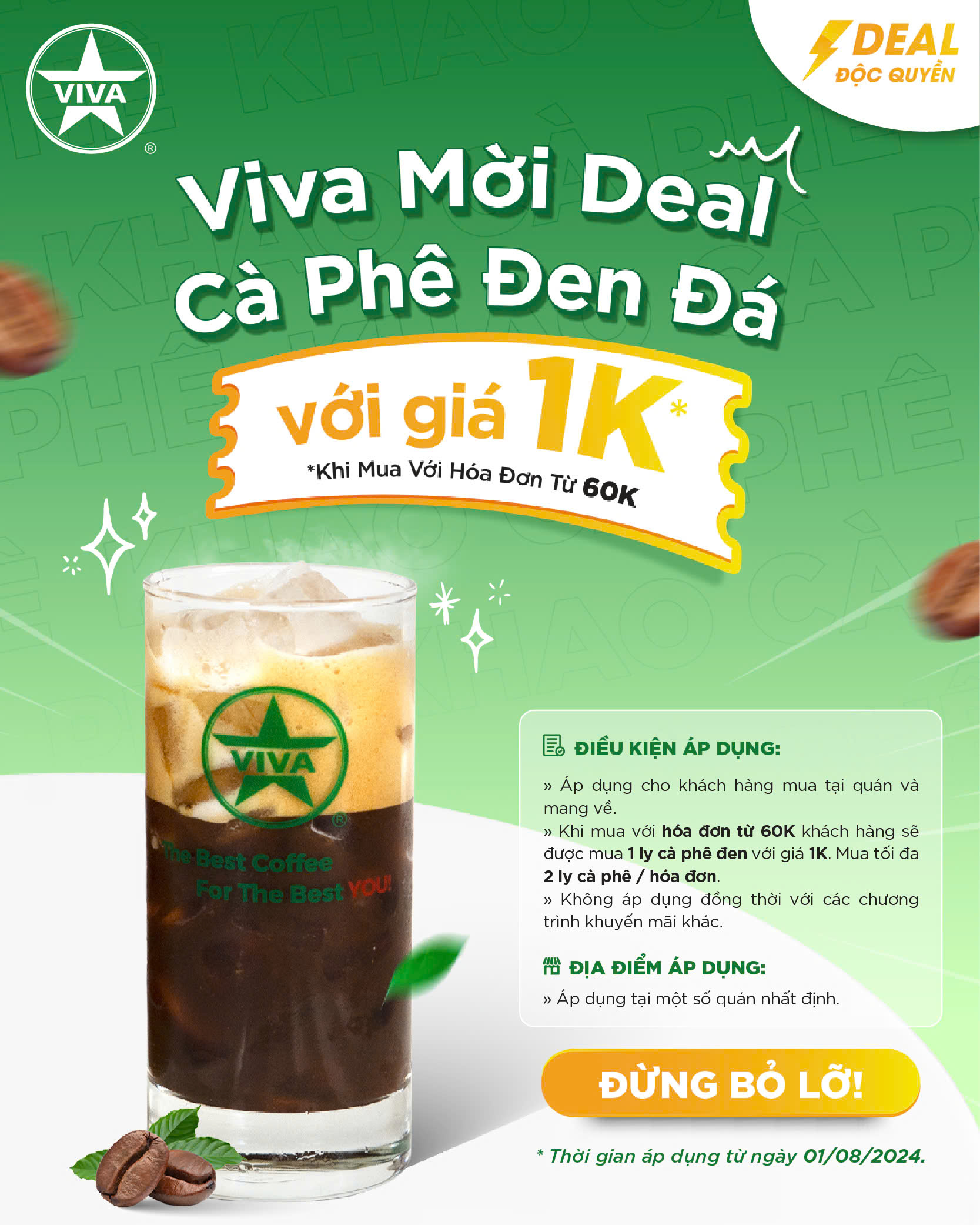 Read more about the article HẤP DẪN VÔ CÙNG, VIVA MỜI BẠN DEAL #1K